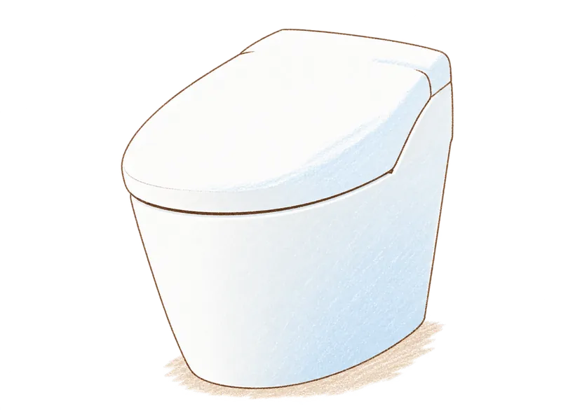 タンクレスの便器